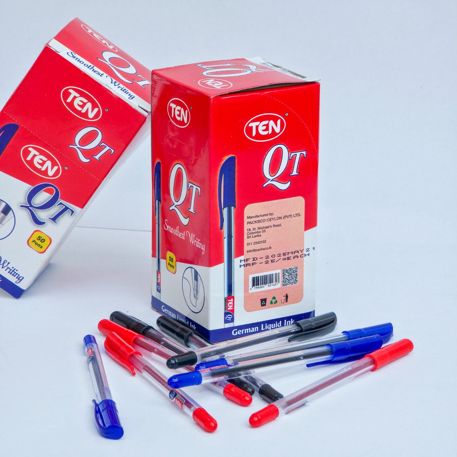 Ten Plus Pen 50Pcs