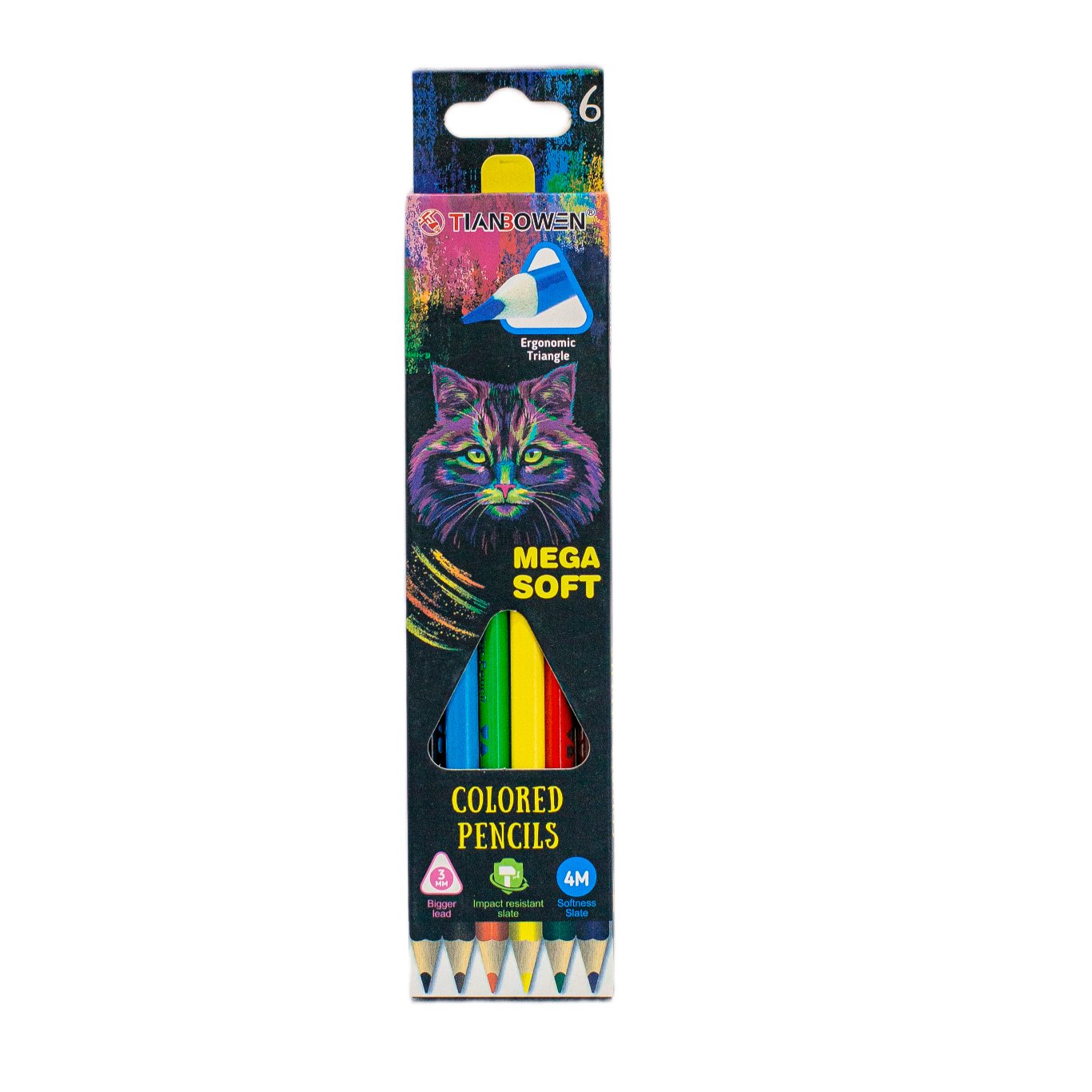 Cosmo Color Pencil 6Pcs
