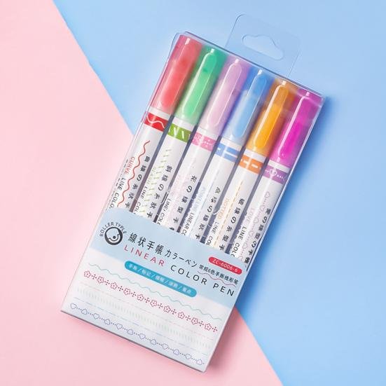 Liner Color Pen 6Pcs