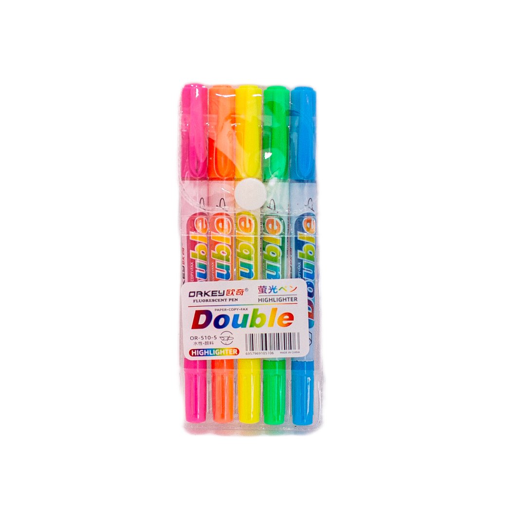 Highlighter Pen Set 5Pcs