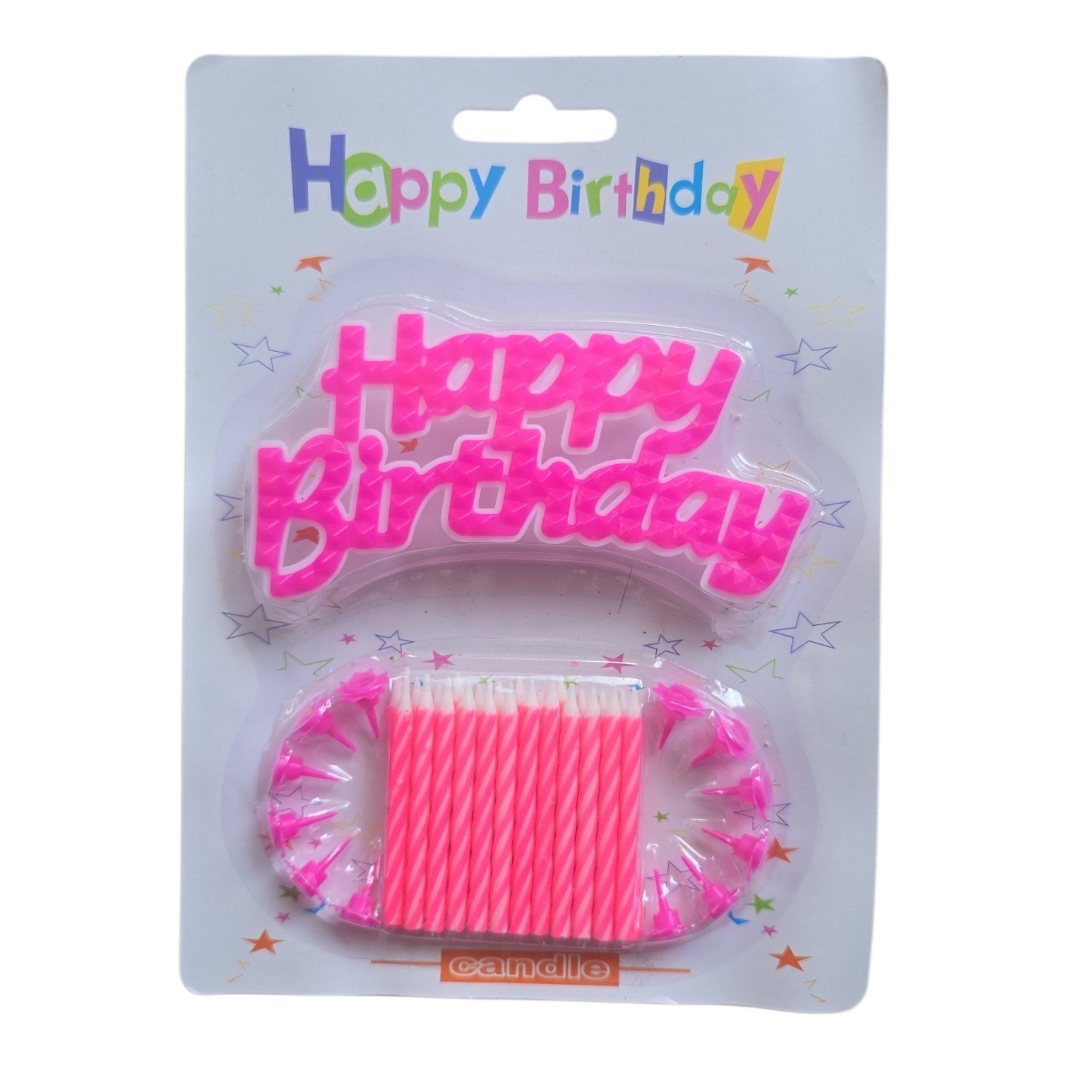 B Day Party Candle Mini 0025