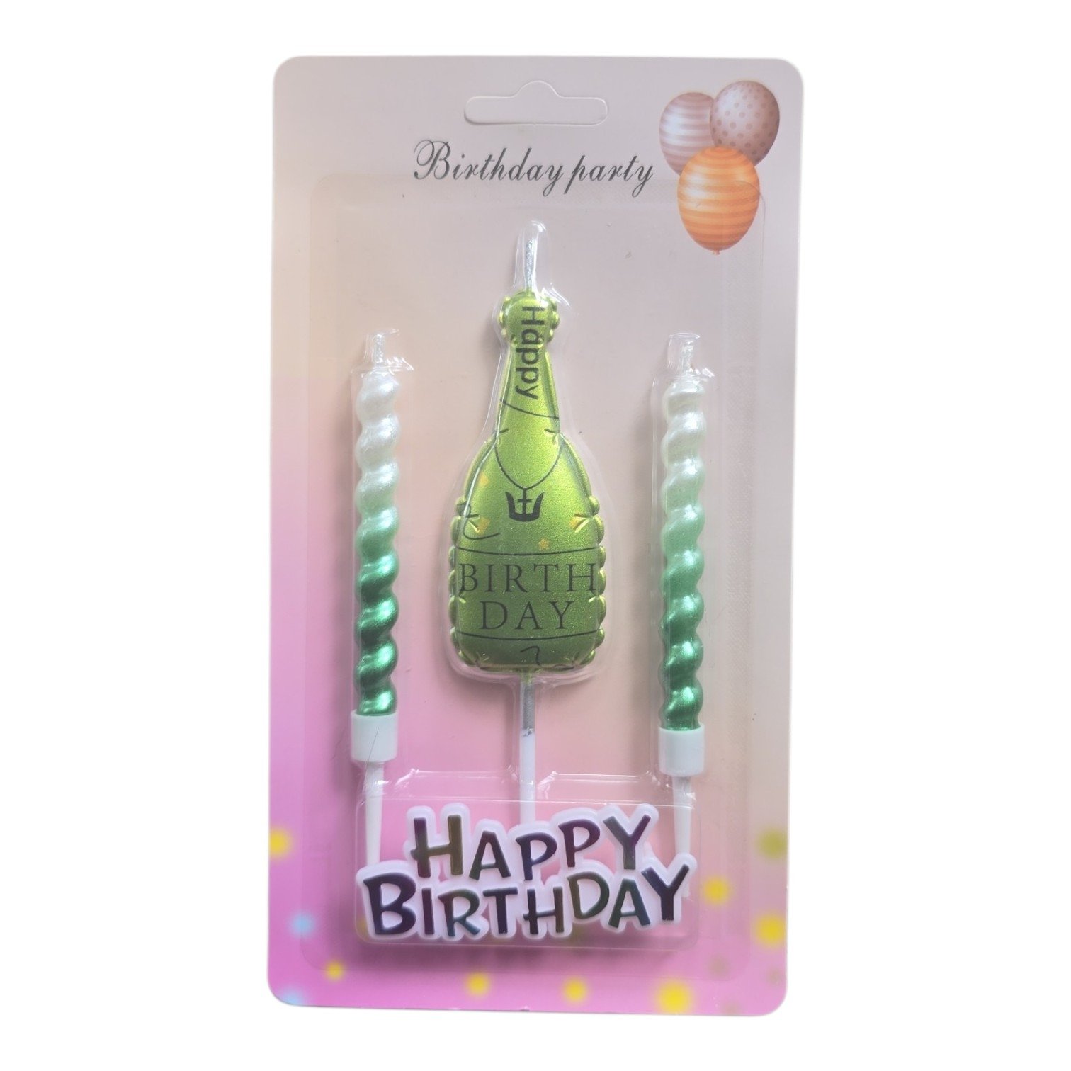 B Day Party Candle 0313
