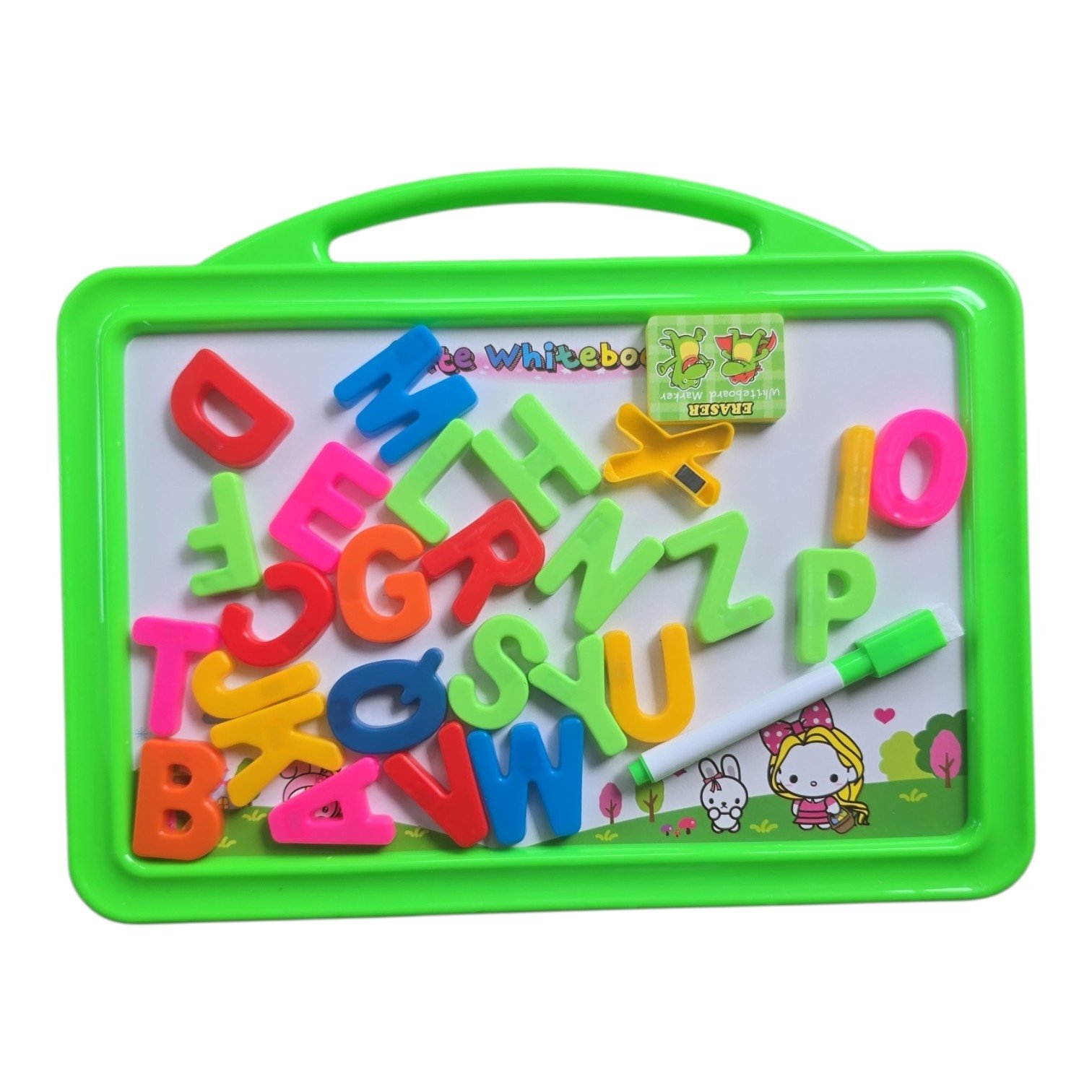 Magnatic White Board With Letters