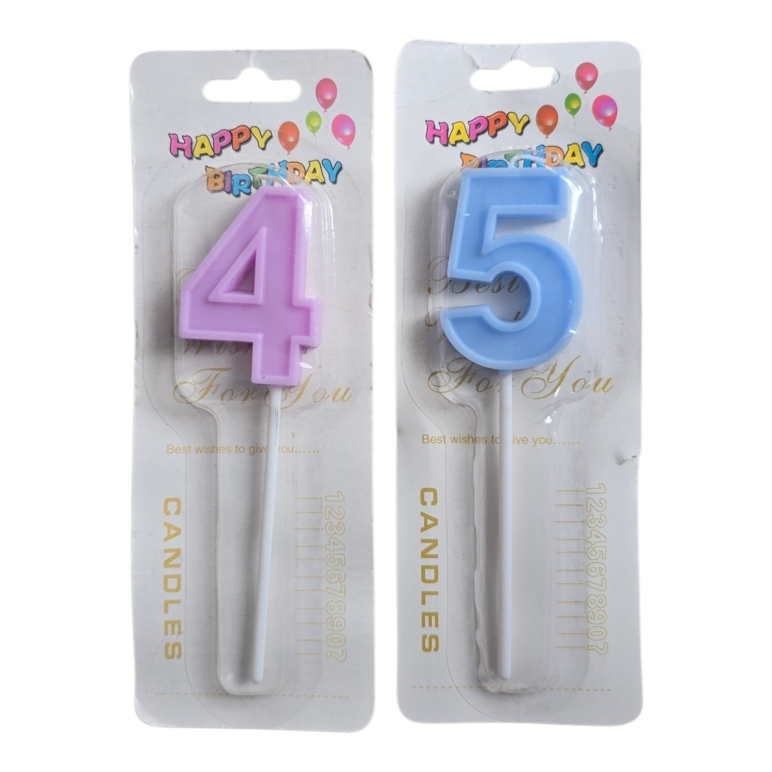 40556 Design Number Candles Mix