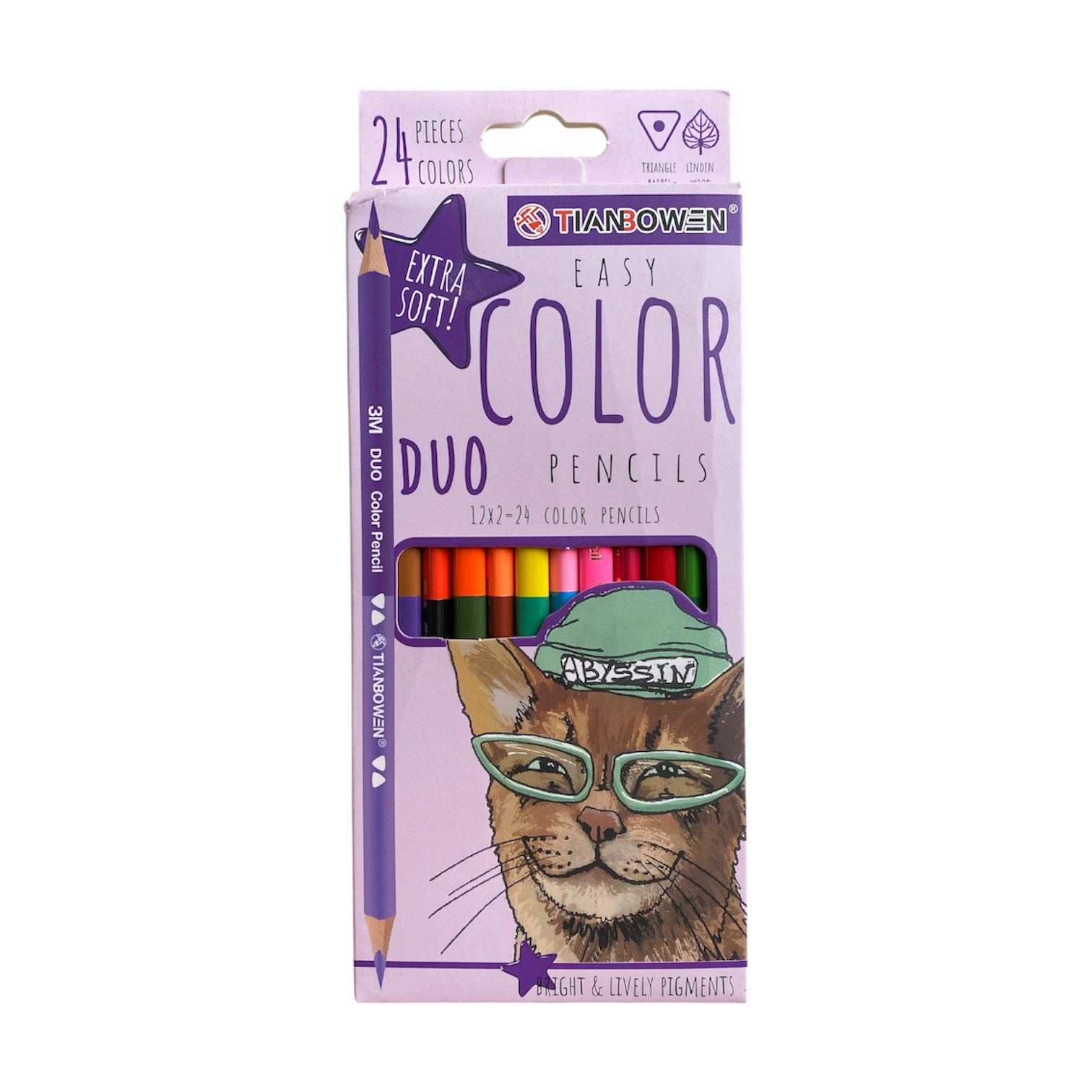 Color Pencil Duo 12Pcs