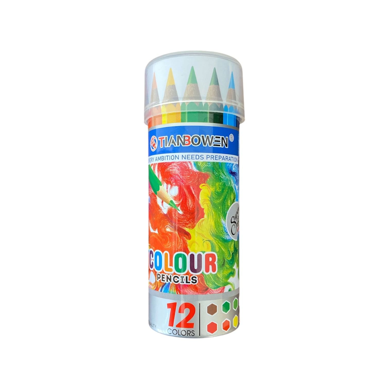 Color Pencil Tin 12 Half