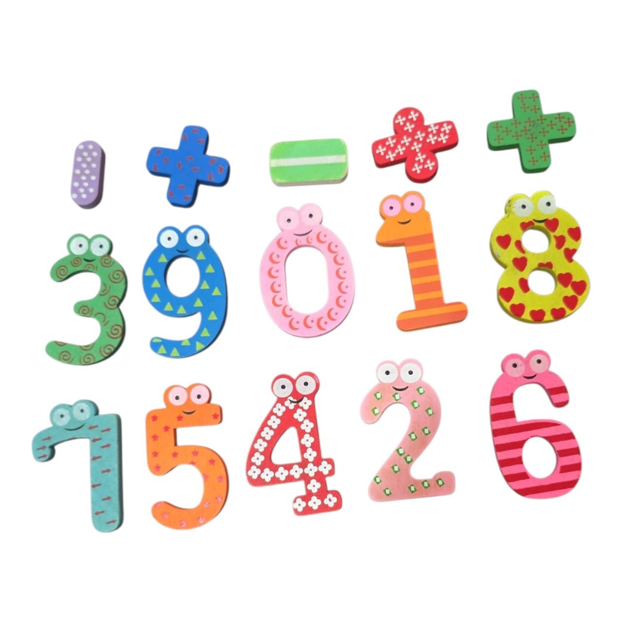 Wooden Number Bag