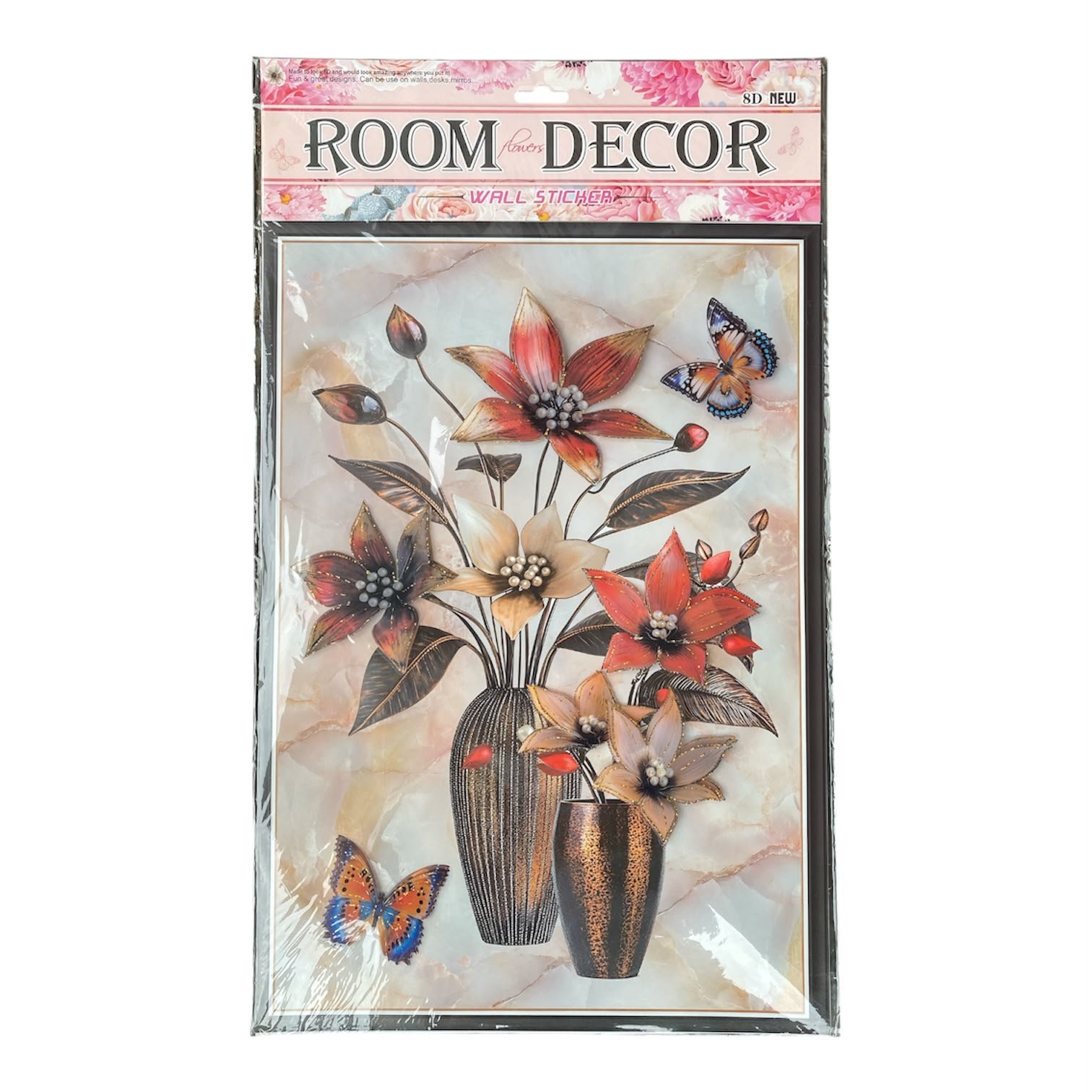 Room Decor Sticker Flower Pot